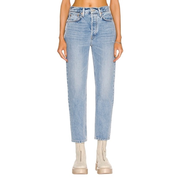 RE/DONE 70s Stove Pipe Jeans Worn in NAF - Picture 1 of 8
